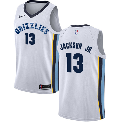 Nike Grizzlies #13 Jaren Jackson Jr. White Youth NBA Swingman ...
