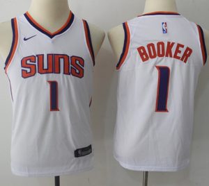 devin booker white suns jersey