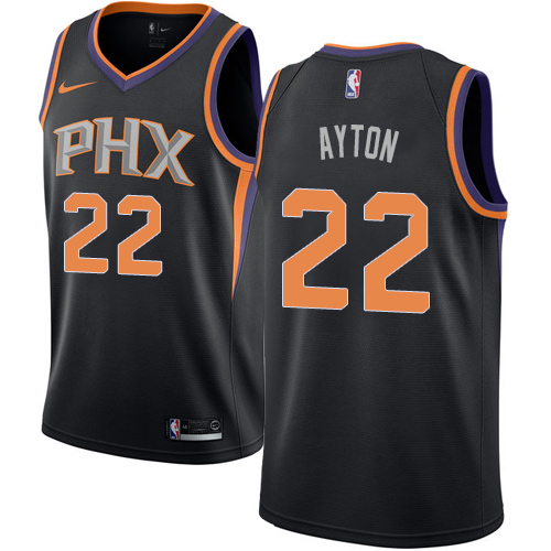 Nike Suns #22 Deandre Ayton Black Youth NBA Swingman Statement Edition ...